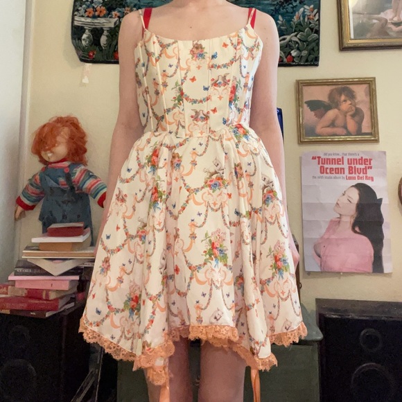 SUGAR THRILLZ LUSH OPULENCE CORSET DRESS AS SEEN ON CHAPPELL ROAN - Picture 2 of 5